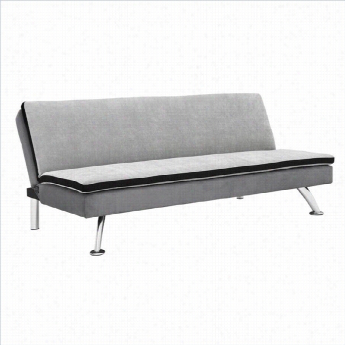 Dhp Maddox Convertible Sofa In Gray An D Black