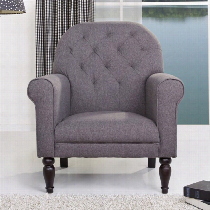 Gold Sparrow Oakland Fabric Ar Mchair In Gray