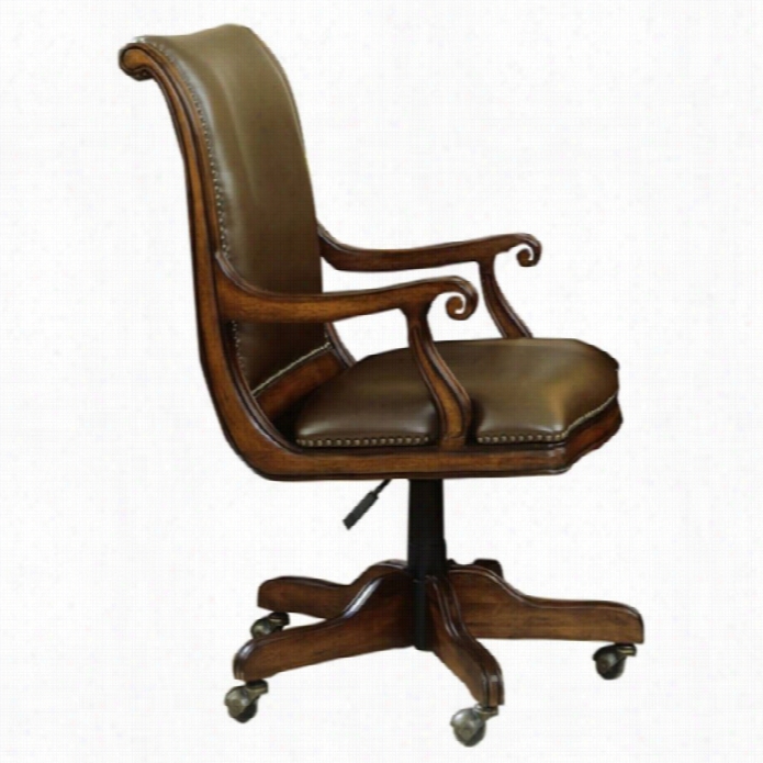 Hookr Furnitrue Brookhaven Desk Office Chair In Medium  Clear Cherry