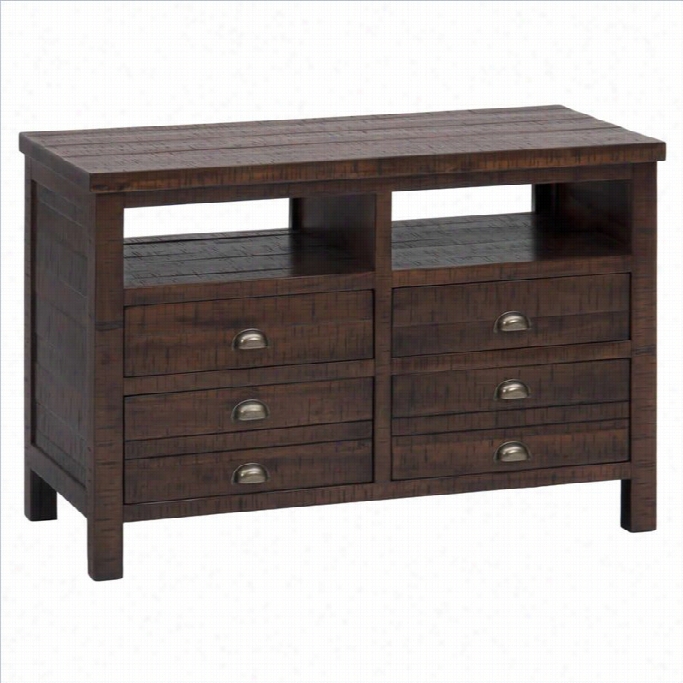 Jofran 42 Tv Console In Urban Lodge Brown End