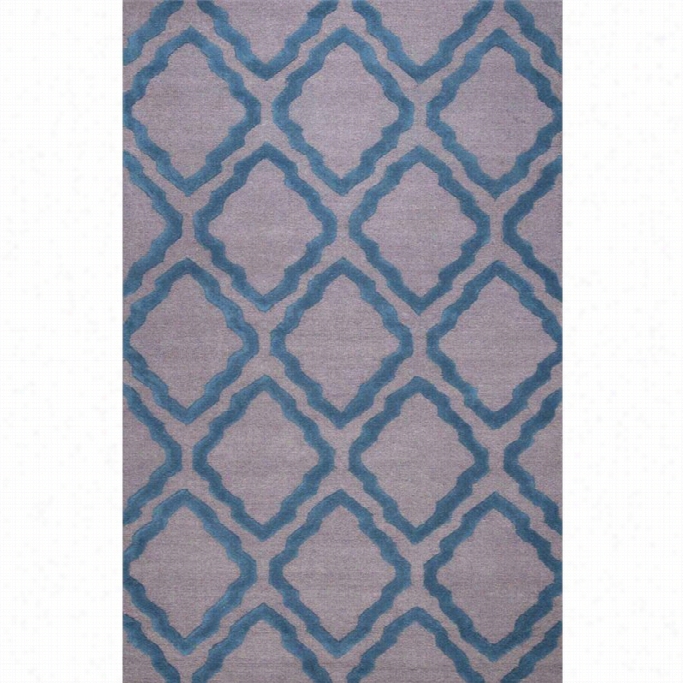 Nuloom 5' X 8' Porsha Lattice Rug In Blue