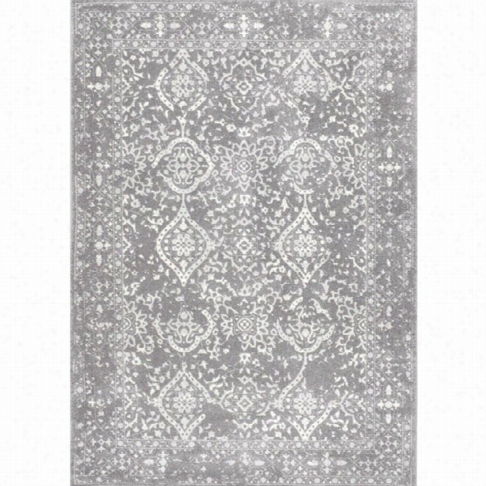 Nulo Om 7' 10 X 10' 10 Vintage Odell Rug In Silver