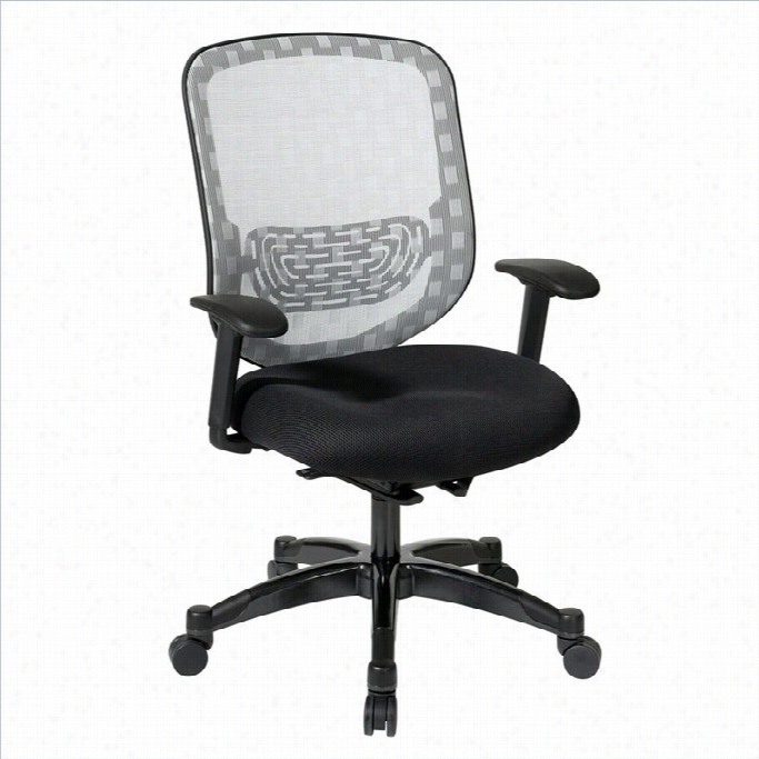 Office Star 829 Seris Mesh Office Chair Ni White