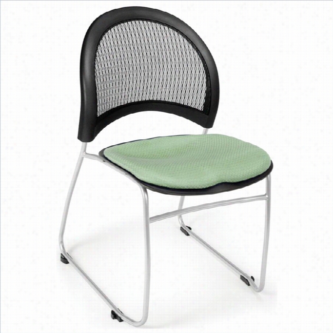 Ofm Moon Stack St Acking Chair In Sage Green