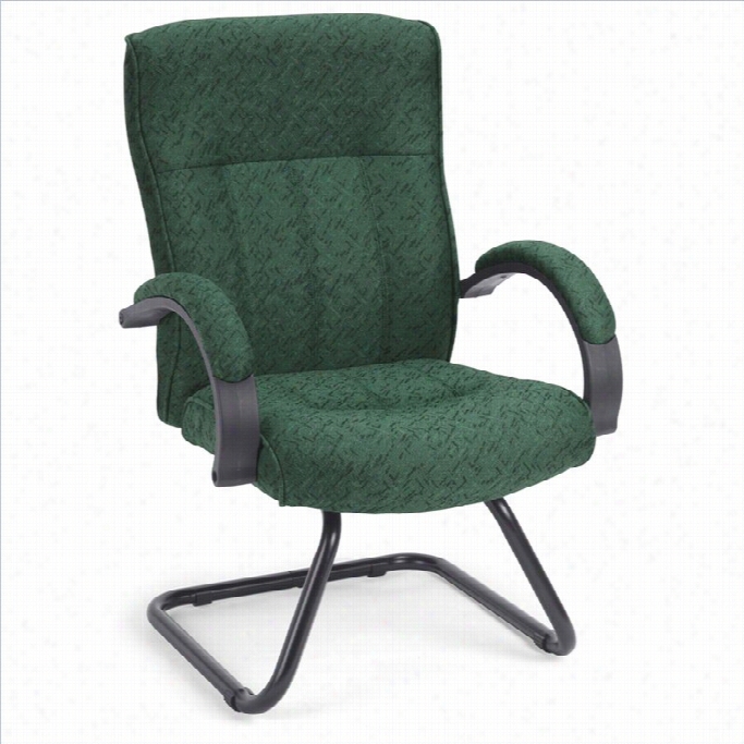 Ofm Reception Guest Chair In Green