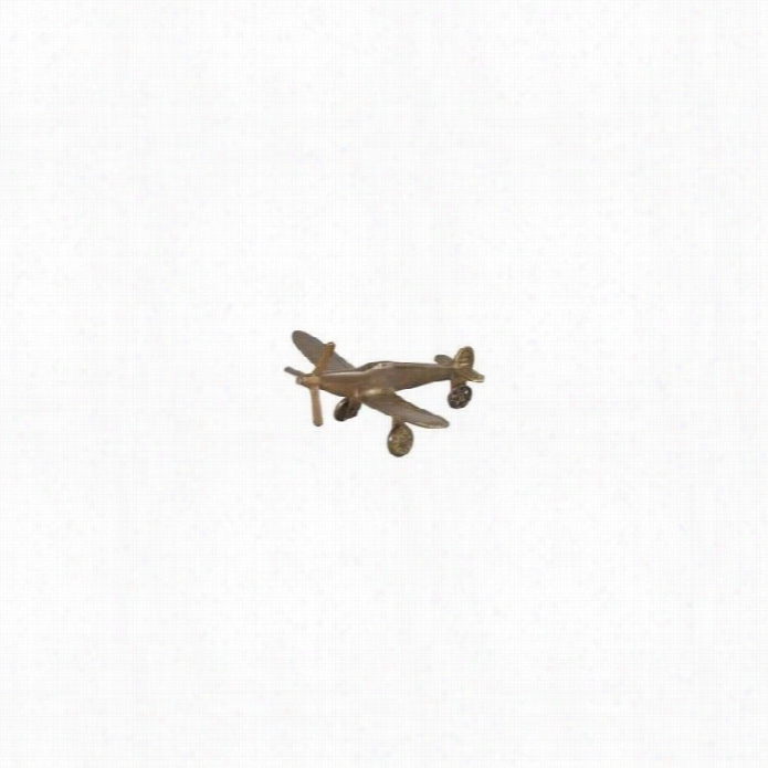 Renwil Mustang Plane In Brass