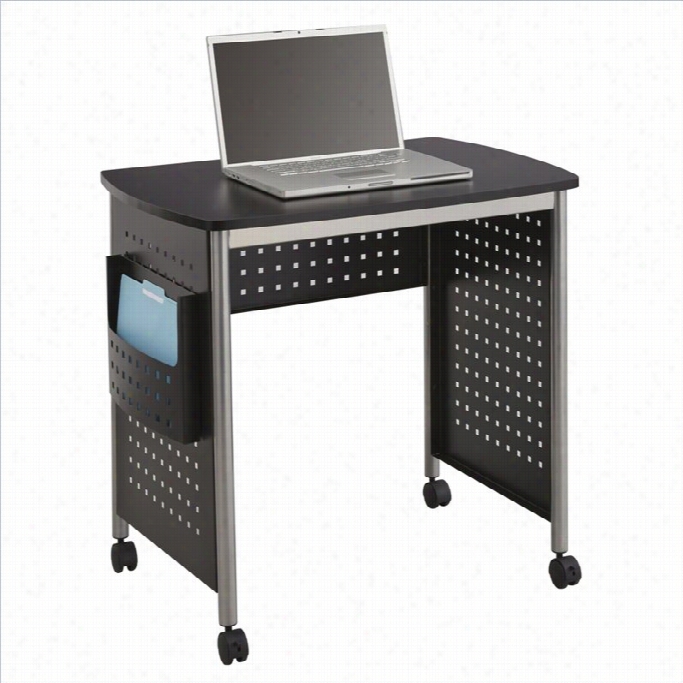 Safco Scoot Workstation In Black