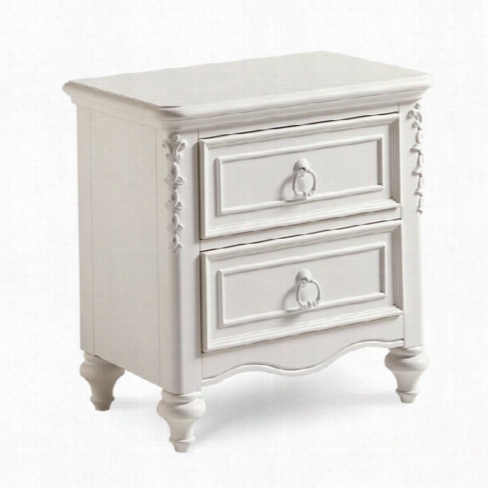 Samuel Lawrence Furniture Swetheart Nightstand In White