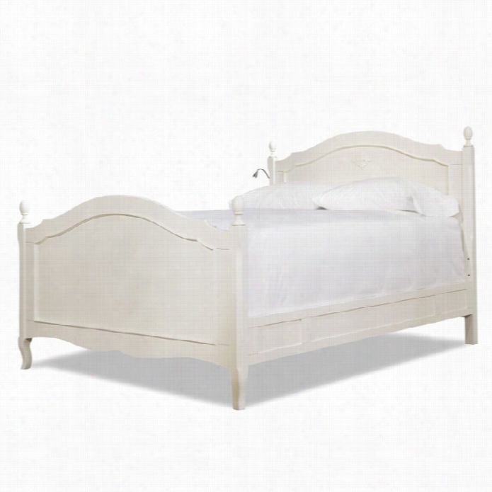Smartstuff Genevieve's Wood Reaading Full Bed In French White