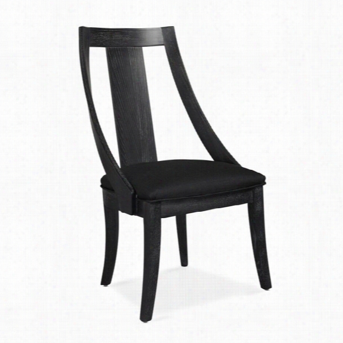Somerton Nocturne Slippr Chair In Black And Wwhite