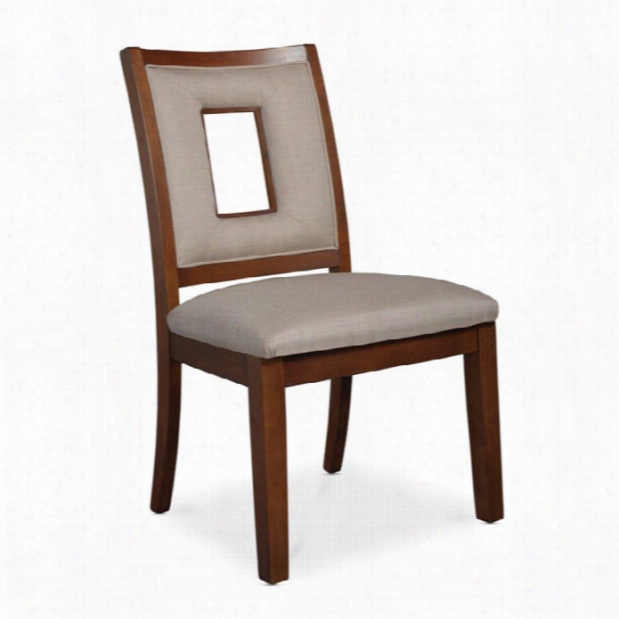 Somerton Well Ma Nnnered Side Chair In Wram Reddish Brown