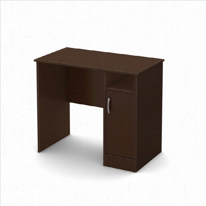 South Shore Axess Sall  Desk In Chocolate