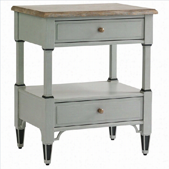 Stanle Yfurniture Preserve Botany Bedside Table In Lamb's Ear