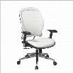 Office Star 33 White Vinyl Back & Seat Managers Office Chair