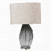 Uttermost Stazzona Crackled Gray Glass Lamp