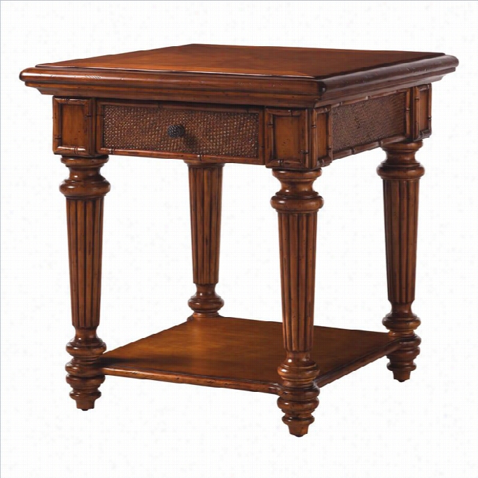 Tommy Bahama Home Iisland Estate Boca End Table In Plantation