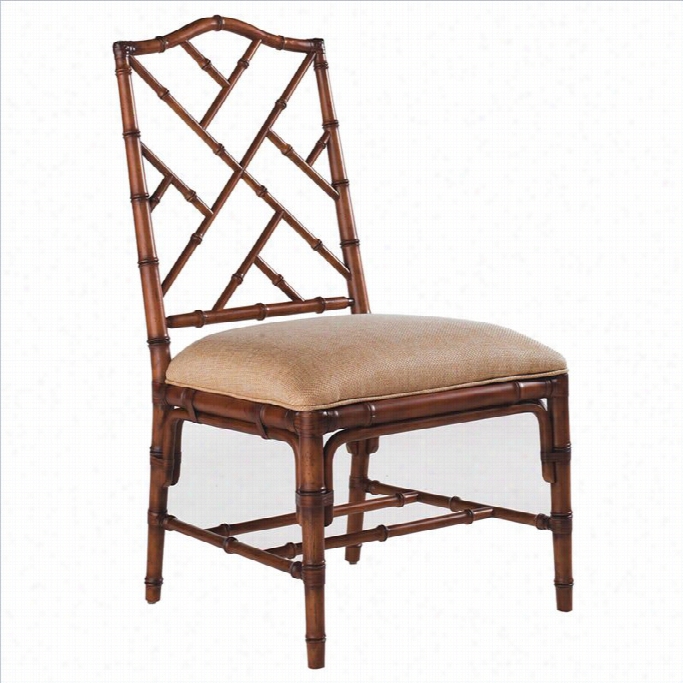 Tommy Bahama Home Island Estzte Ceylon Fabric Dining Chair-plantation