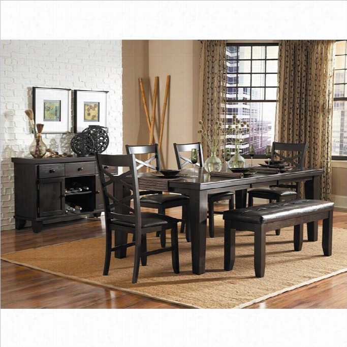 Trent Home Hawn Dining Table With Buttrefly Leaf