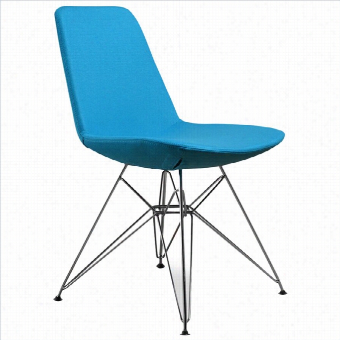 Aeon Furn Iture Pari-s3 Dining Chair In Turquois (set Of 2)