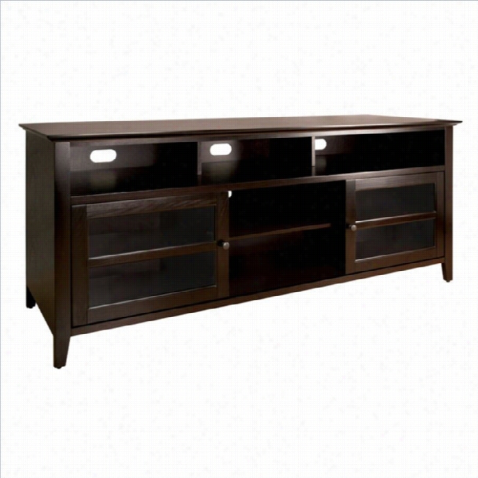 Bello 75 Wood Tv Stand In Dark Espresso Fin Ish