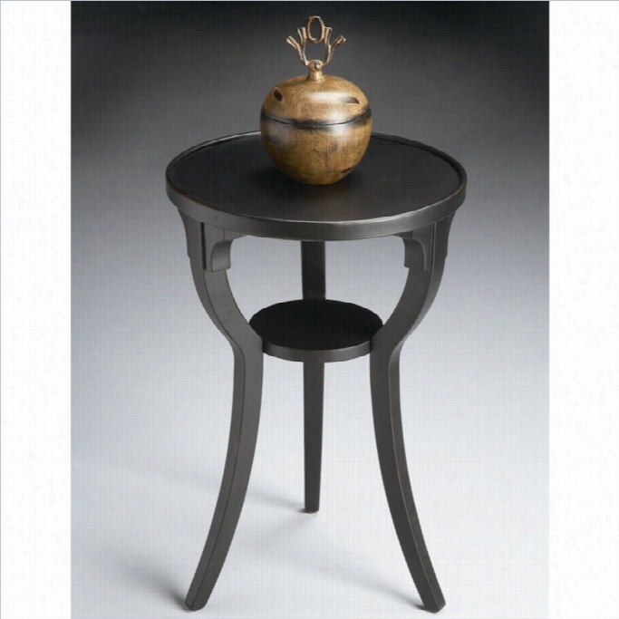 Butler Speciatly Full  Accent Table In Blac Lciorice Finish