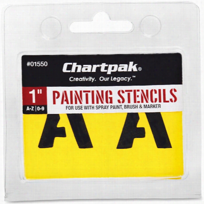 Chartpak Painting Etters & Numberrs Stencil