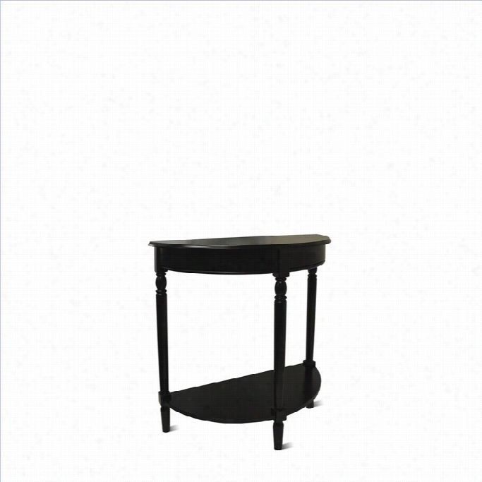 Convenience Concepts French Country Entryway Table - Black