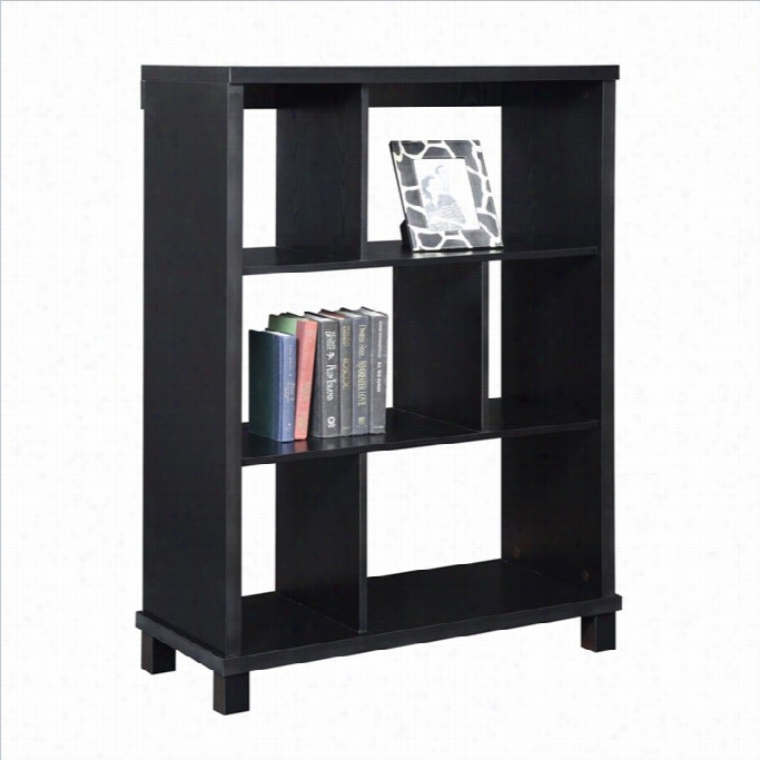 Coonvenience Concepts Northfield3  Tier Bookshelf In Black