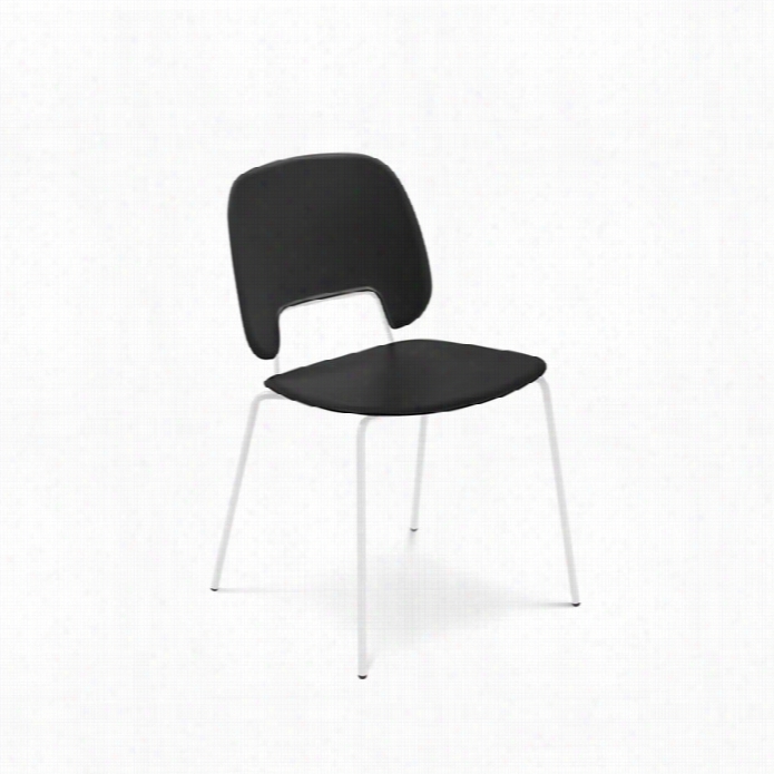 Dom Itaia Trafic 20 X 21 Stackig Chair I Nblac And White