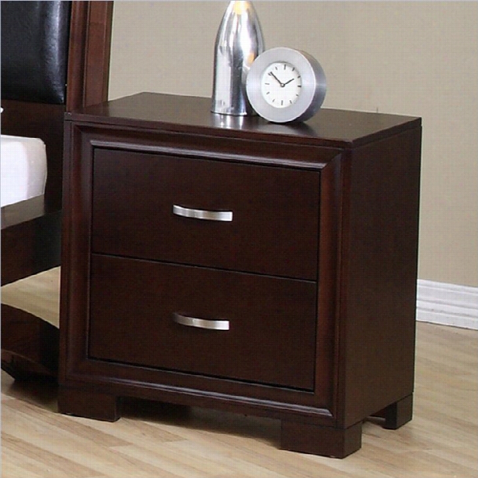 Elementsraven Nightstand In Espresso