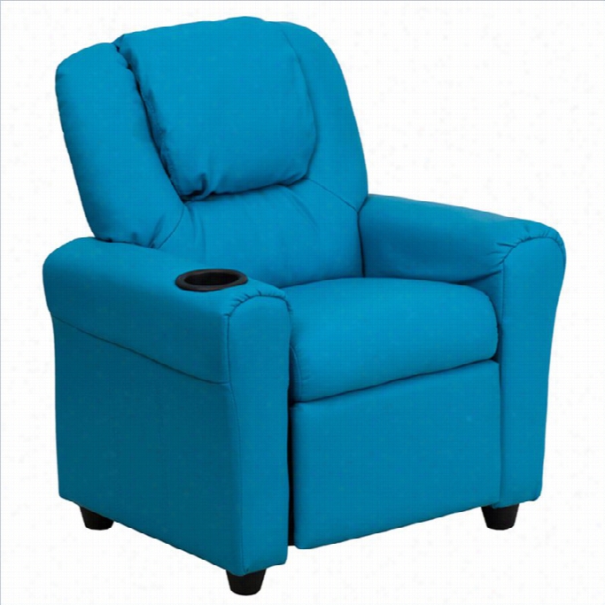 Flash Furniture Kids Recliner In Turquoise