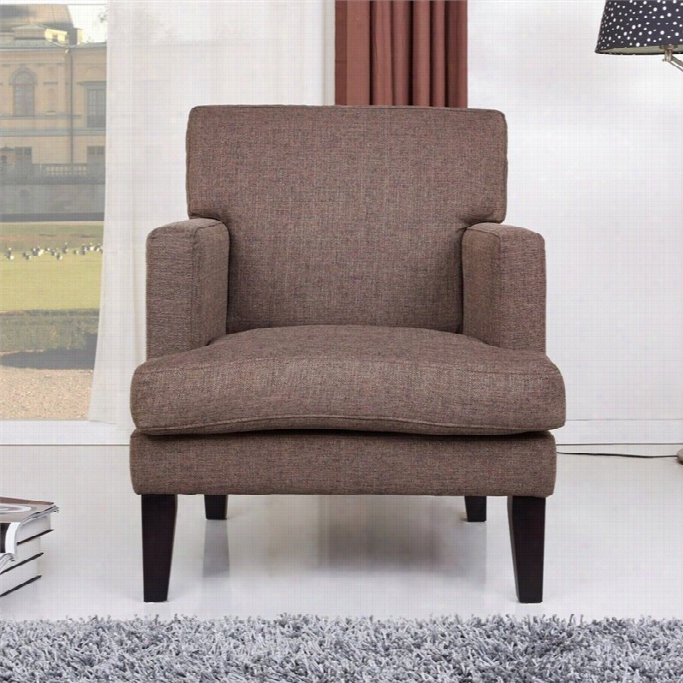 Gold Sparrow Tulsa Farbic Arm Chair In Brown