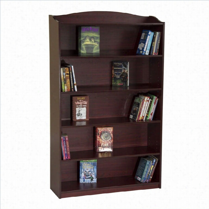 Guidecraft  6 Shelf Bookshelf In Cherry