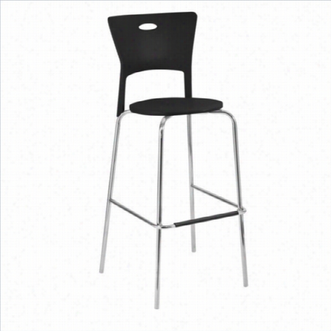 Lumisource Mimi 23.5-32 Bar Stool In Black