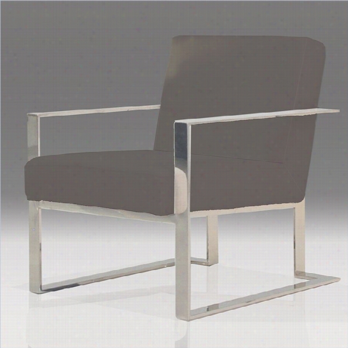 Mobital Motivo F Aux Leathe Arm Chair In Gray-haired