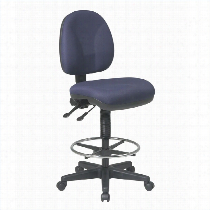 Office Star Dc Delux Eegonomic Darfting Chair-black