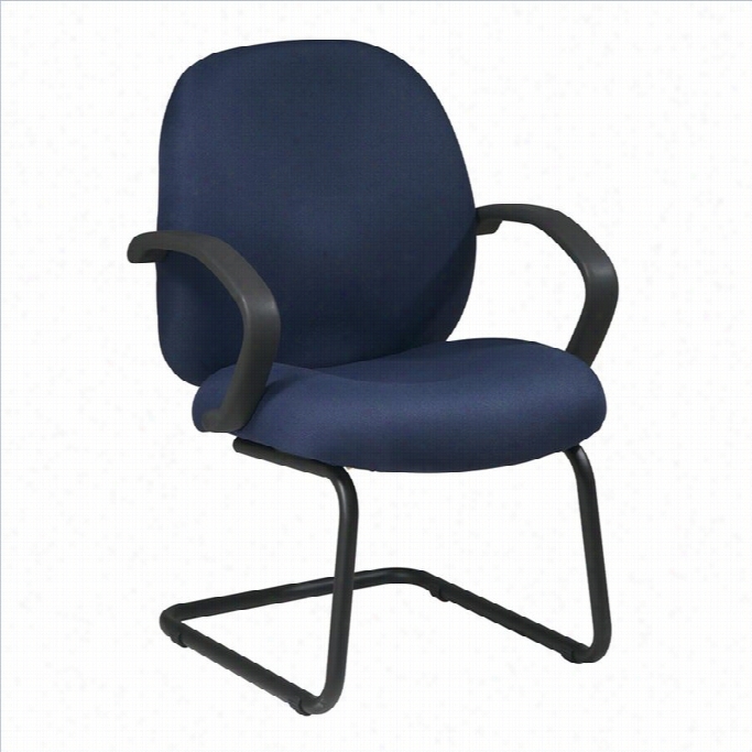 Office Star Ex Visitor Guest Chair With Arms-black