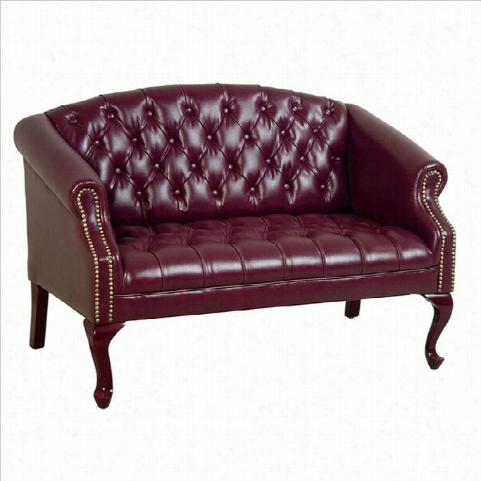 Office Star Ork Smart Queen Ann Traditional  Ox Blood Good-will Seat