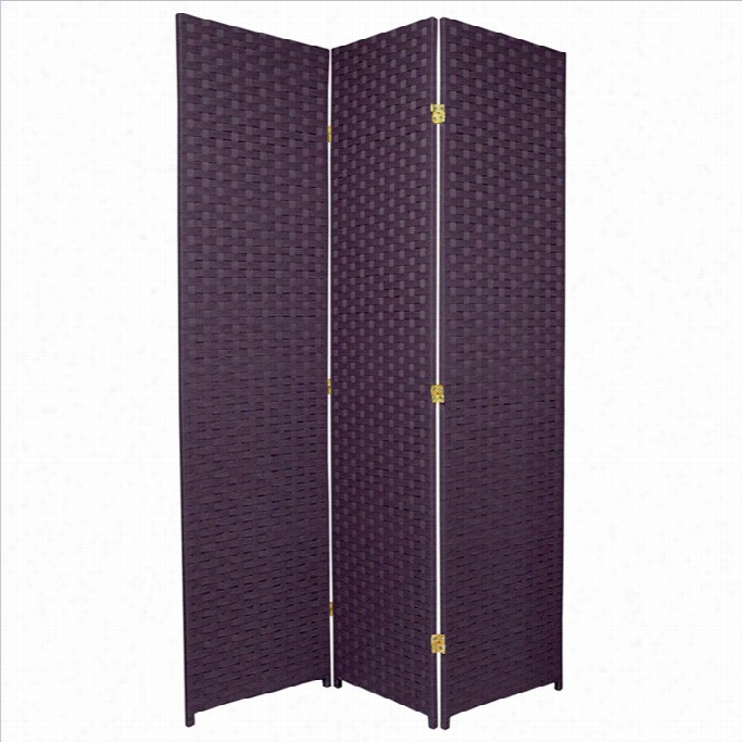 Orienatl Furniture 6  ' Tall Room Divider In Deep Purple