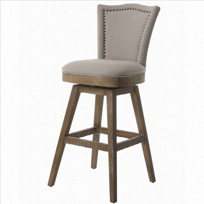 Pastel Furniture Colina 30 Swivel Barstool In Natural