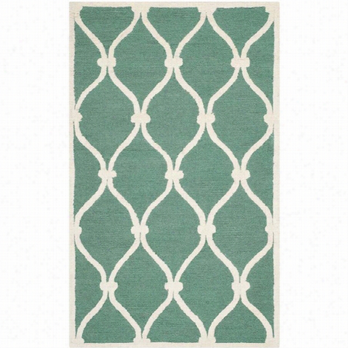 Safabieh Cambridge Teal Transit Ional Rug - Runner 2'6 X 4'