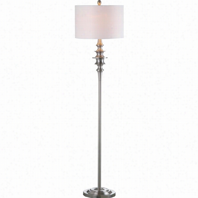 Safavieh Rhoda Floor Lamp In Nickel