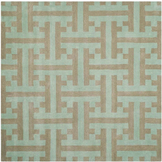 Safavieh Soho Square Rug In Light Blue / Multi