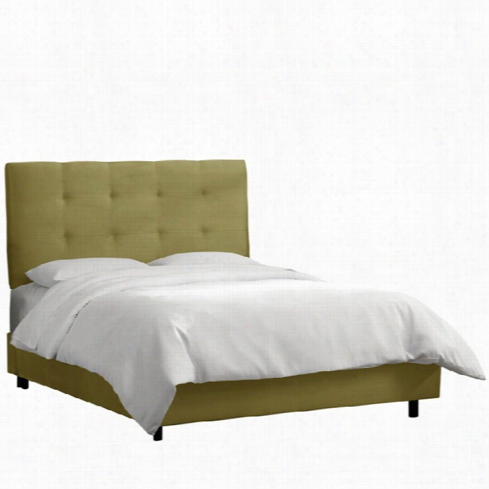 Skyline Tufted Bed In Premier Sage-twni