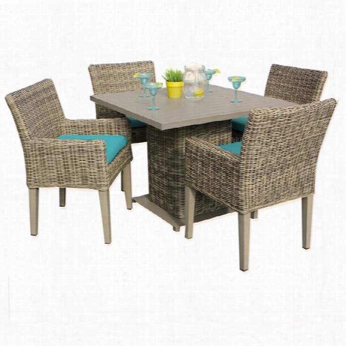 Tkc Cape Cod Square 5 Piece Twig Patio Dining Set Ni Aruba