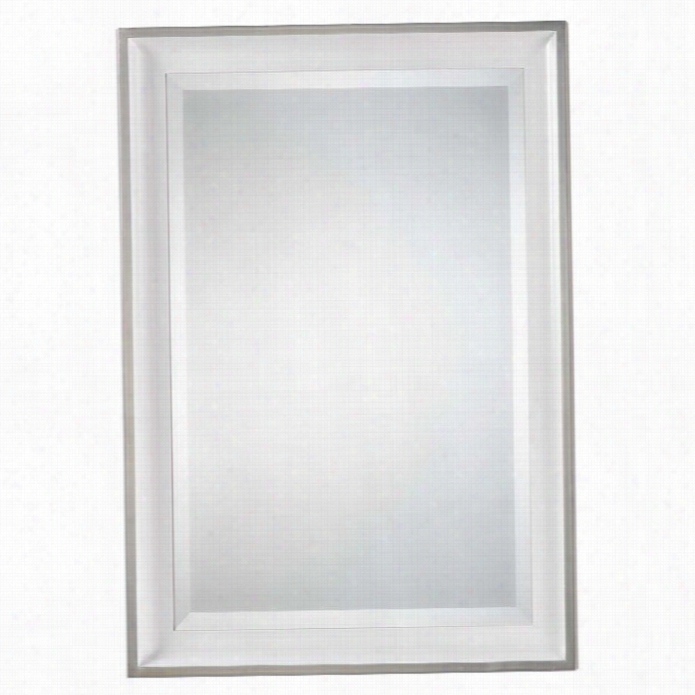 Uttermost Lahvahn White Sivler Mirror