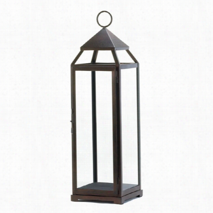 Zingz And Thingz Extra Tall Contemporary Lantern In Bronze