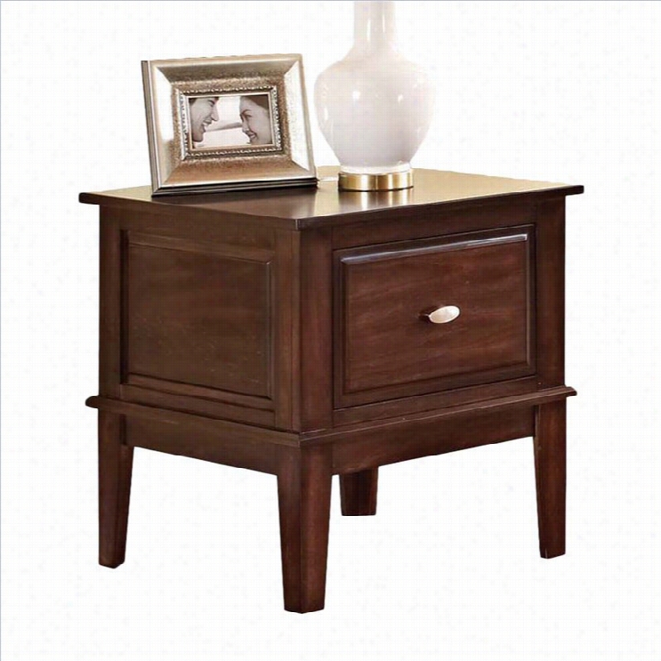 Acme Fhrniture Mahir End Table In Walnt