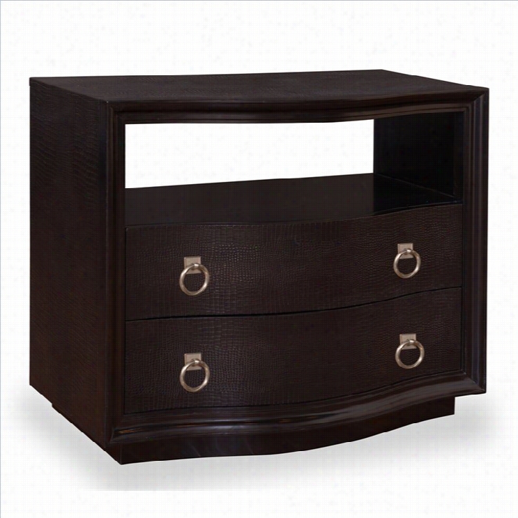 A.r.t. Furniture Cosmopolitan  2drawer Nightstand In Ebony