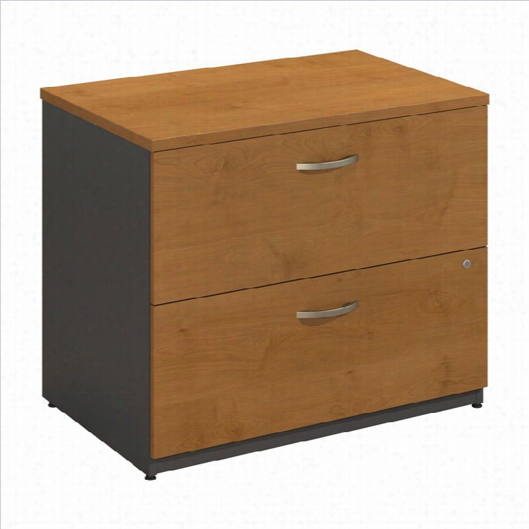 Bush Bbf Seire Sc 36w 2dwr Lateral File In Natural Cherry